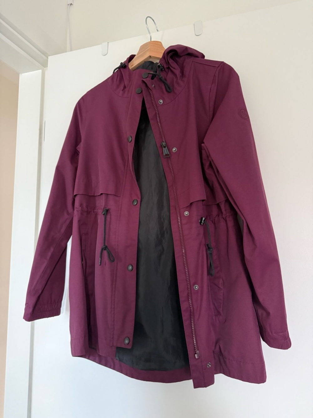 Plenty PGD Hooded XS Rain Jacket - Plum